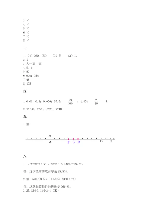 贵州省【小升初】2023年小升初数学试卷精选答案.docx