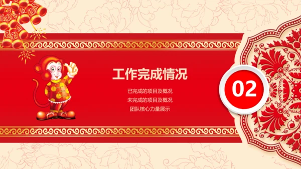2016猴年开门红年会晚会工作总结PPT