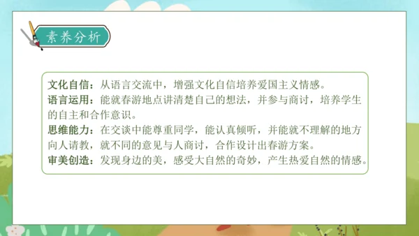 【核心素养】部编版语文三年级下册-口语交际-春游去哪儿玩（课件）