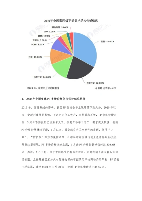 中国聚丙烯行业市场现状及发展前景分析-全年市场价格仍将保持低位运行.docx