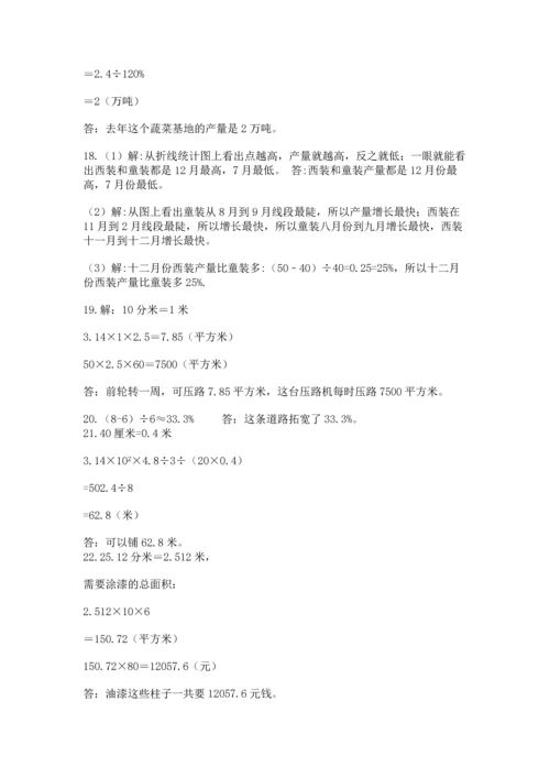 六年级小升初数学应用题50道精品【突破训练】.docx