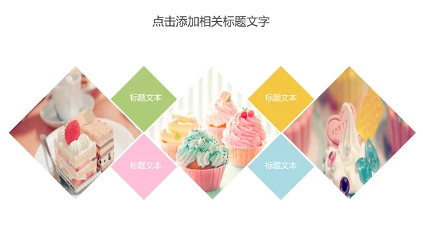 餐饮美食甜点咖啡下午茶动态PPT模板