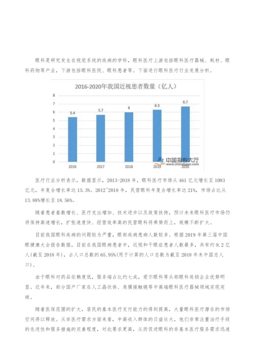 眼科医疗行业发展分析-产业报告.docx