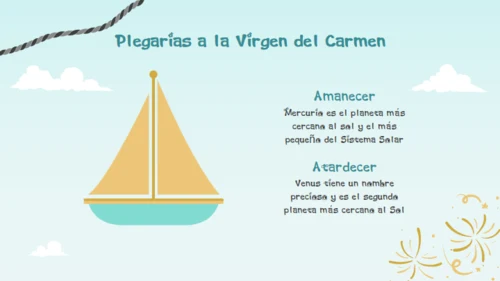 卡门圣母节介绍通用PPT模板