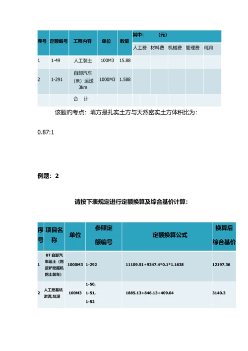 2023年江苏市政造价员培训笔记上.docx