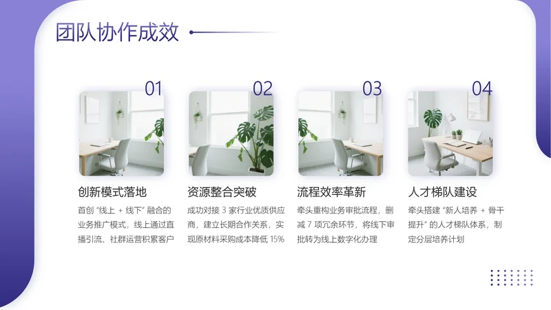 渐变风含图片PPT列表