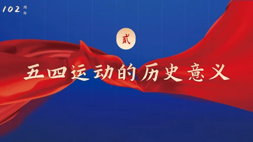 青春正能量弘扬五四精神PPT模板