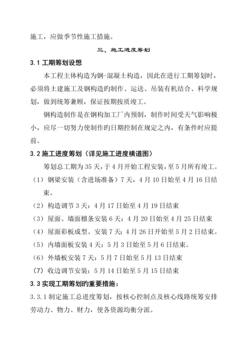 生活用房钢结构关键工程综合施工设计专题方案.docx