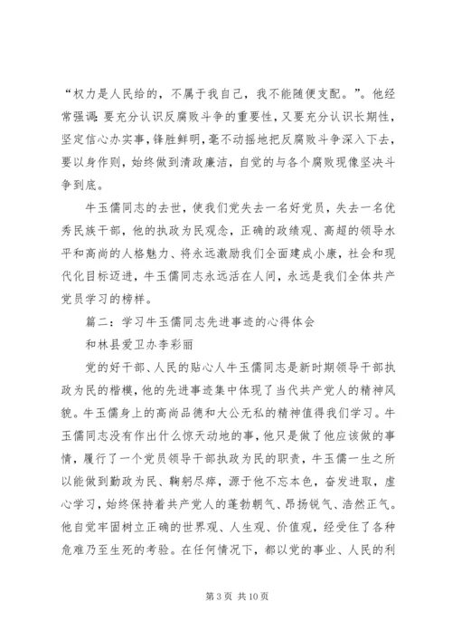 学习牛玉儒心得体会 (2).docx