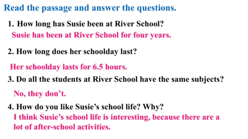 外研版九下Module 2 Unit 2 What do I like best about sch