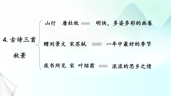 4.古诗三首（第三课时）夜书所见  课件