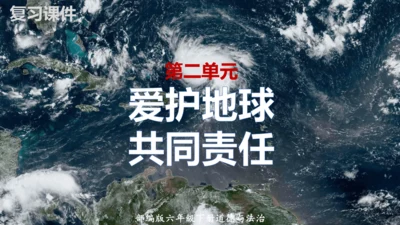 第二单元 爱护地球共同责任（复习课件）-2023-2024学年六年级道德与法治下学期期中专项复习（统