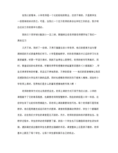 教师见习期专业技术工作总结5篇范文