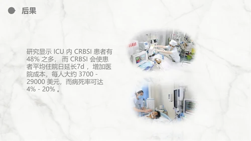 集束化干预在静脉导管相关血流感染的应用PPT模板