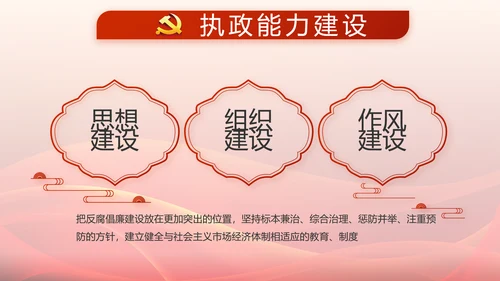 红色大气党支部大会工作总结学习教育动态PPT