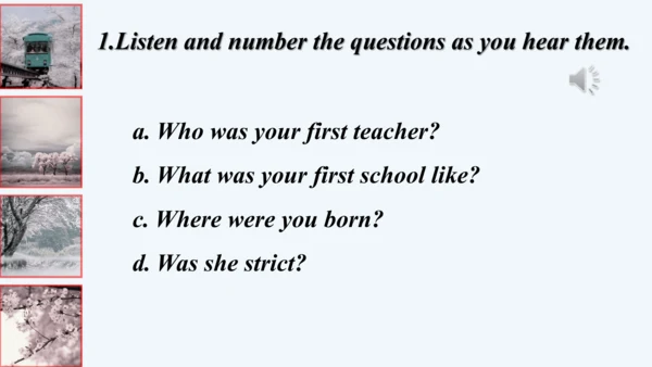 Module7My past life Unit 1I was born in a small vi