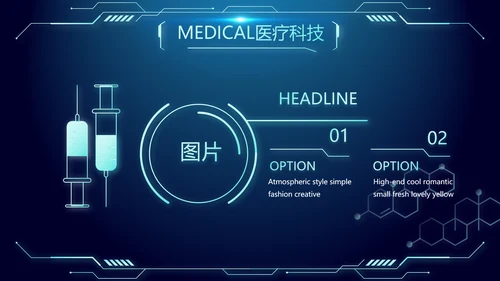 医院医疗科技信息化管理工作总结报告计划动态PPT模板