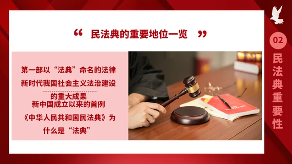 民法典普法宣传教育P通用PPT模板