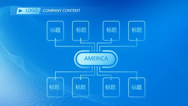 蓝色科技感教育行业营销策划方案专题会PPT