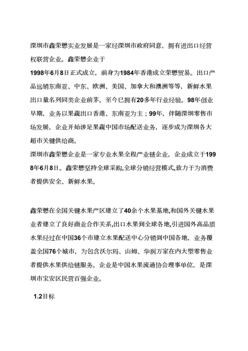 水果作文之水果网络营销专业策划专项方案.docx