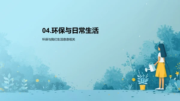 六年级环保知识讲解PPT模板
