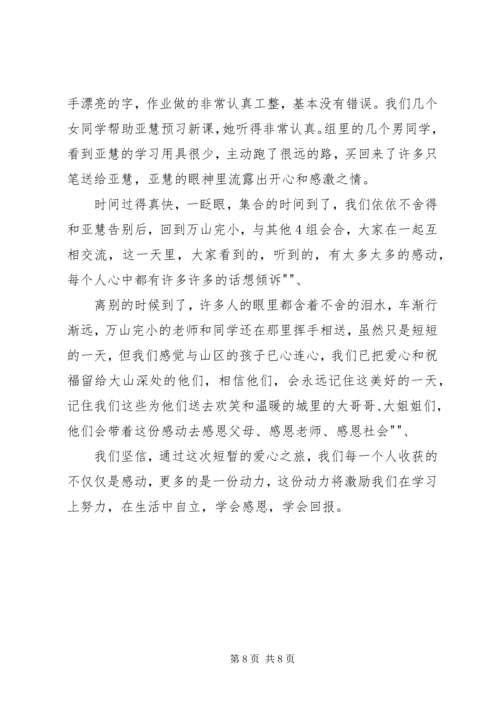 爱心捐助活动感想 (4).docx