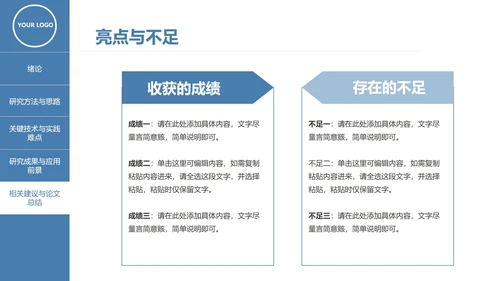 本科硕士毕业论文答辩PPT模板