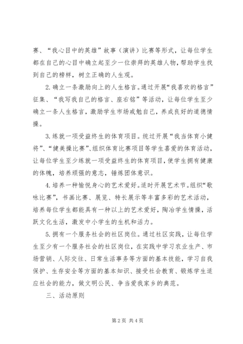 事业党支部“五个一”活动方案.docx