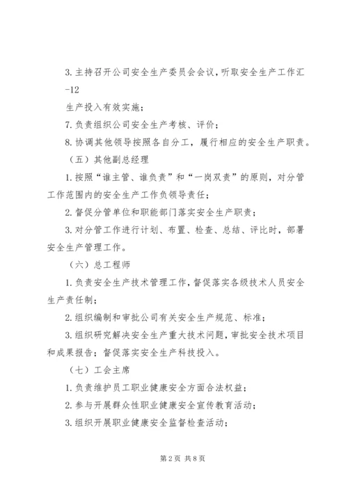 公司各级消防安全责任制 (2).docx