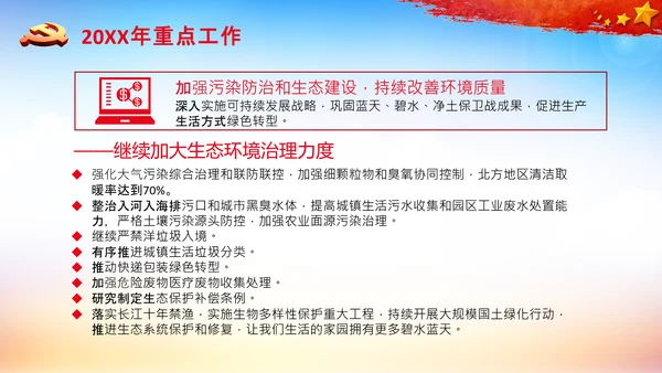 全国两会政府工作报告要点解读PPT