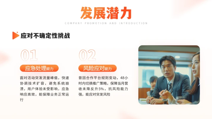 橙色通用版大学生求职个人综合展示职业生涯规划PPT