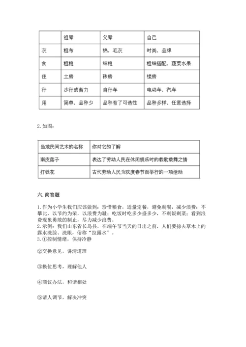 部编版四年级下册道德与法治 期末测试卷含完整答案（各地真题）.docx