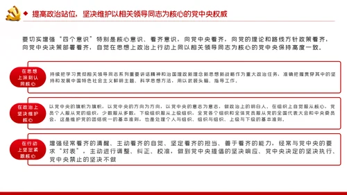 旗帜鲜明讲政治对党忠诚看担当党课PPT