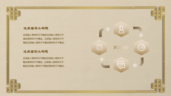 古典中国风中式古风总结汇报通用PPT模板