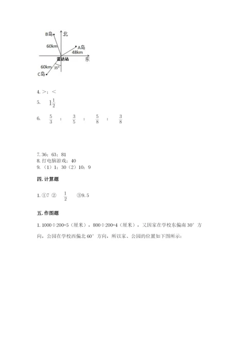 小学六年级上册数学期末测试卷及完整答案【必刷】.docx