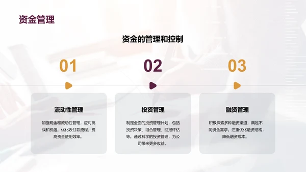 紫色财务总监竞聘述职PPT模板