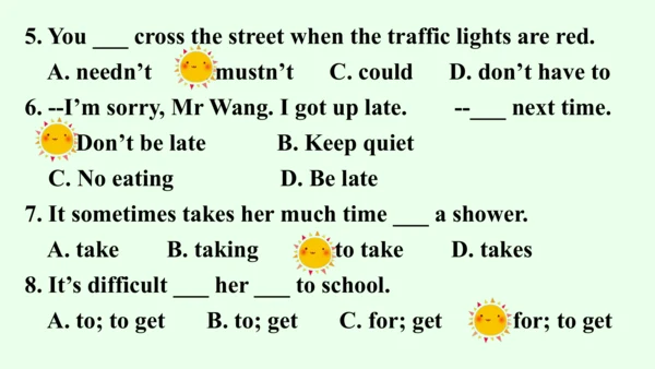 【优质课件】人教新目标（Go for it）版 七年级下 Review of Units 3—4复习