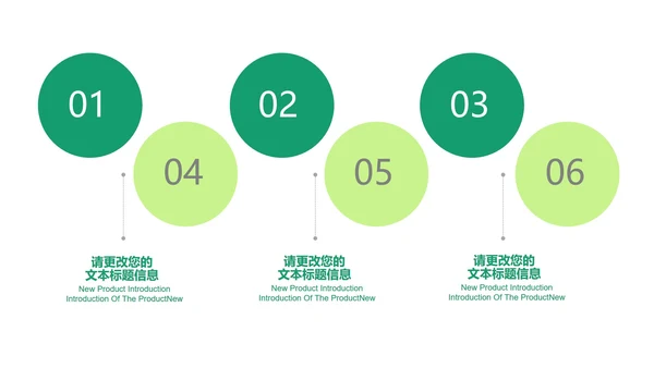 绿色扁平风简约总结汇报PPT模板