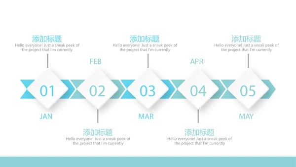 蓝色医疗牙科口腔健康动态PPT