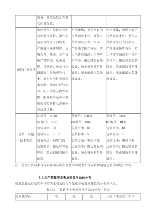 制氧装置的危险性及安全要素分析.docx