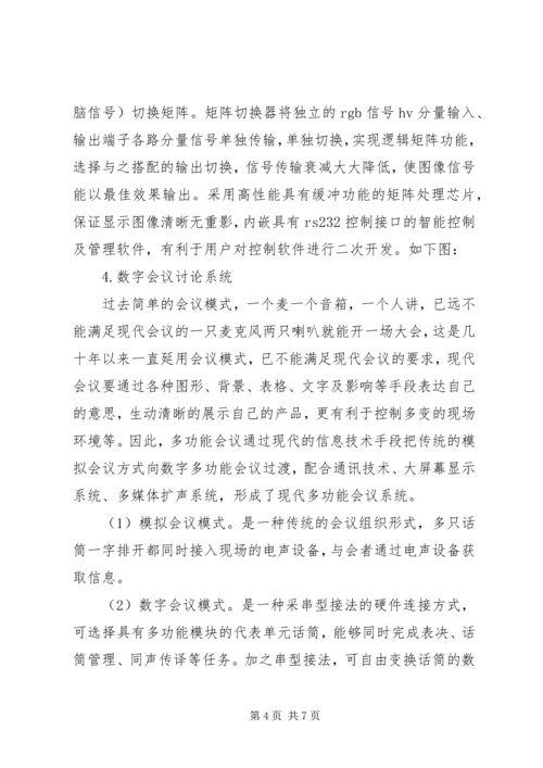 多功能会议室系统建设心得_1.docx