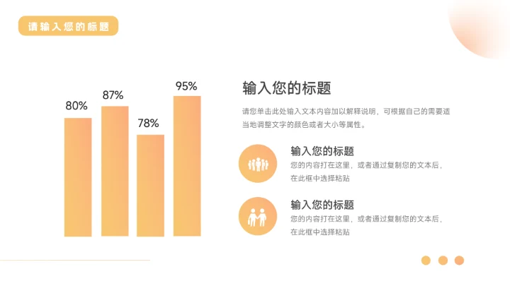 黄色弥散阴影工作总结汇报PPT模板