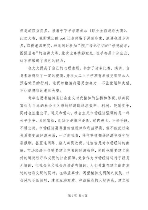 优秀青年志愿者申请书 (5).docx