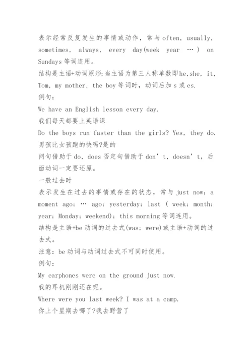 人教版小学英语知识点归纳总结.docx