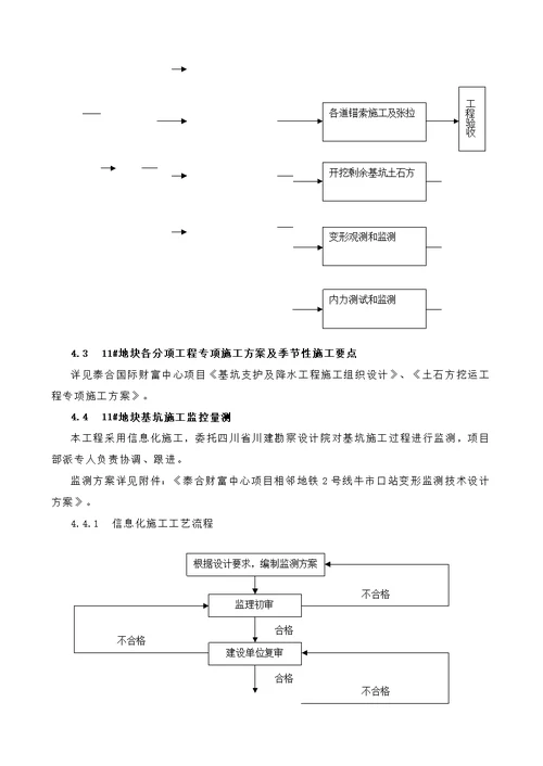 基于地铁保护的专项施工方案