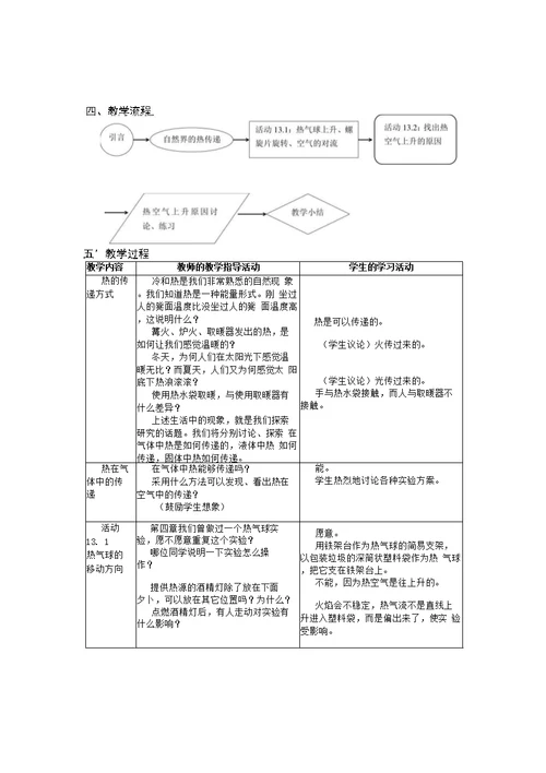 牛津上海版五四学制科学六年级下册53能的转移教案