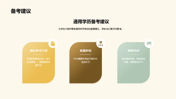 通用学历考试解析
