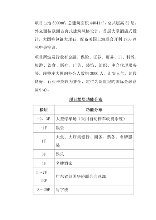 大厦市场调研综合报告.docx