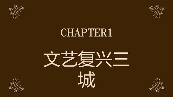 褐色简约风欧洲旅行攻略模板