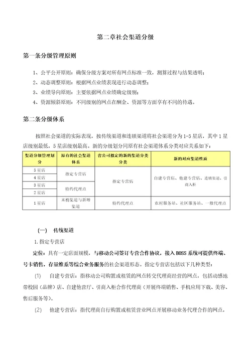 年黄冈分公司社会渠道管理办法